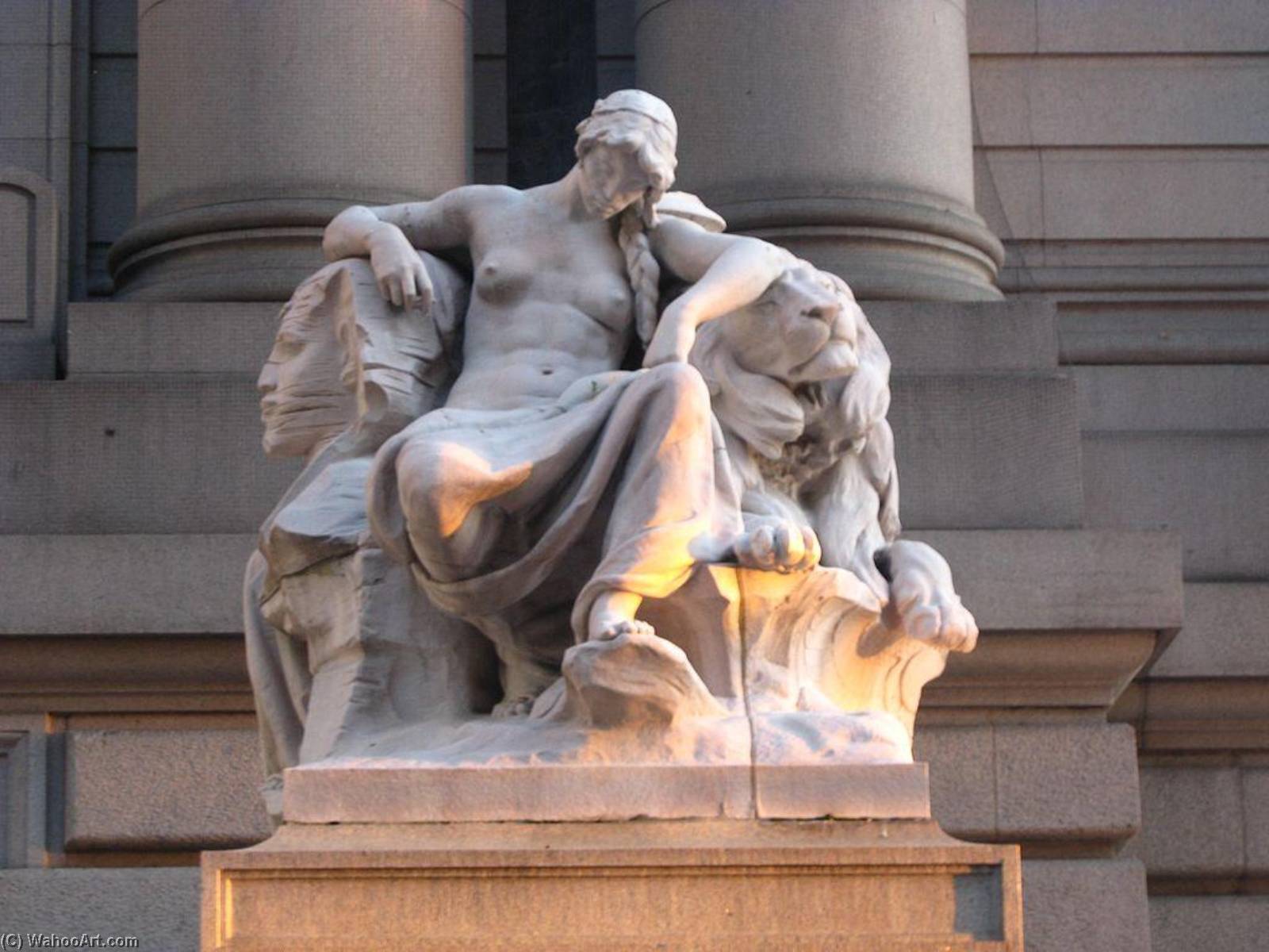 Wikioo.org - The Encyclopedia of Fine Arts - Painting, Artwork by Daniel Chester French - Four Continents Africa