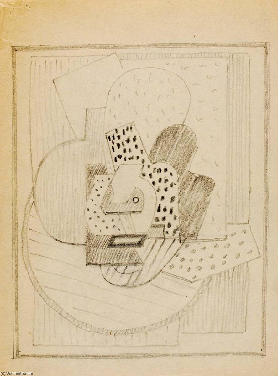 WikiOO.org - Enciklopedija likovnih umjetnosti - Slikarstvo, umjetnička djela Blanche Lazzell - Untitled (Abstract Sketch 5)