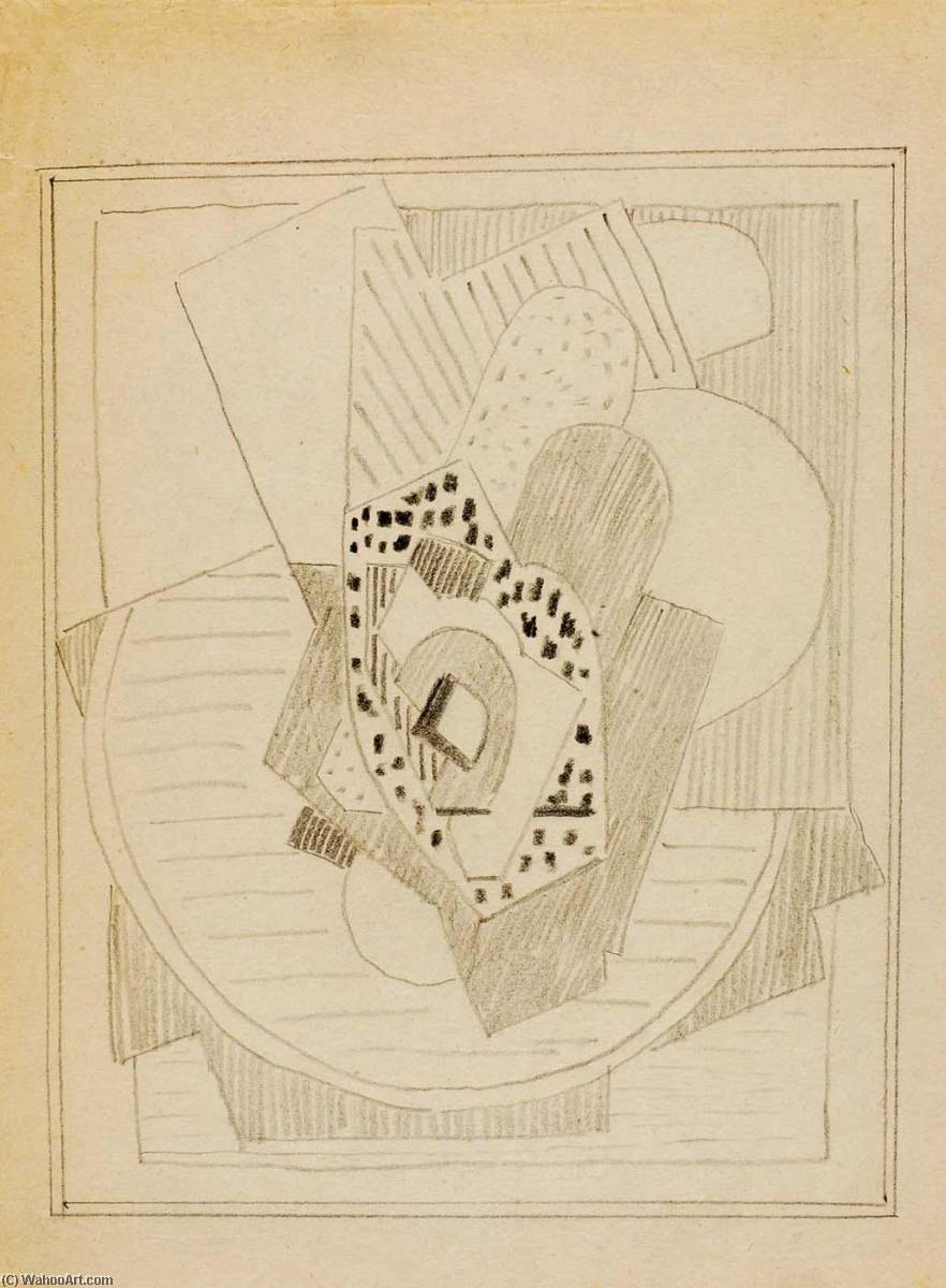 WikiOO.org - Enciklopedija likovnih umjetnosti - Slikarstvo, umjetnička djela Blanche Lazzell - Untitled (Abstract Sketch 7)