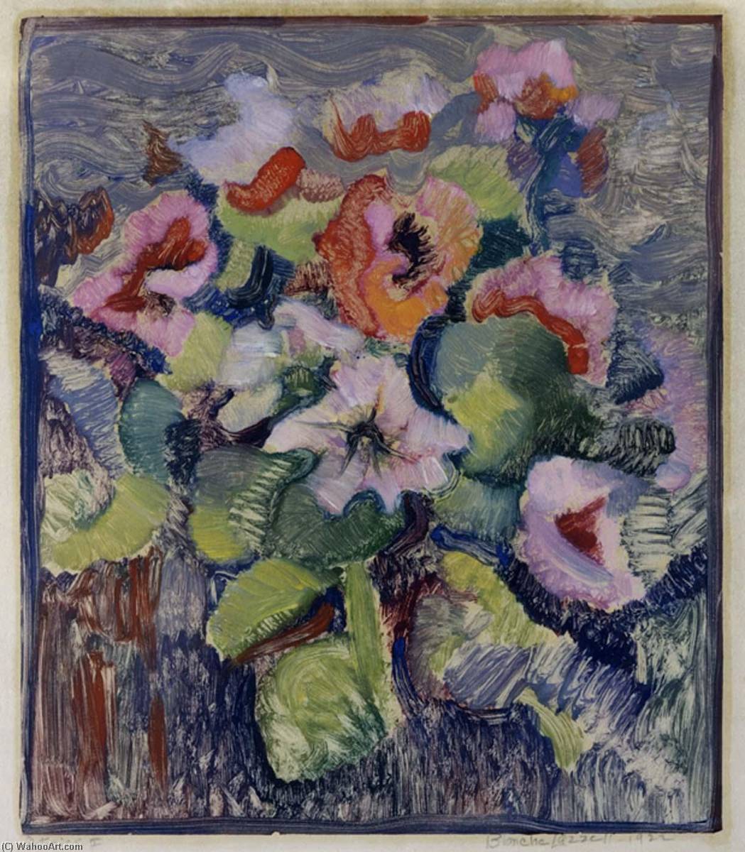 WikiOO.org - Енциклопедия за изящни изкуства - Живопис, Произведения на изкуството Blanche Lazzell - Petunias II