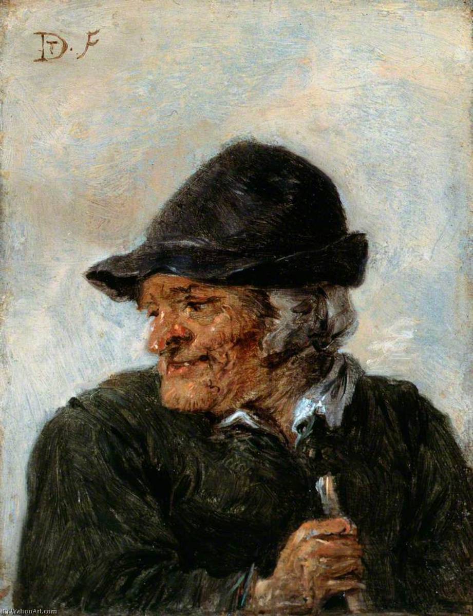 WikiOO.org - دایره المعارف هنرهای زیبا - نقاشی، آثار هنری David The Younger Teniers - A Peasant