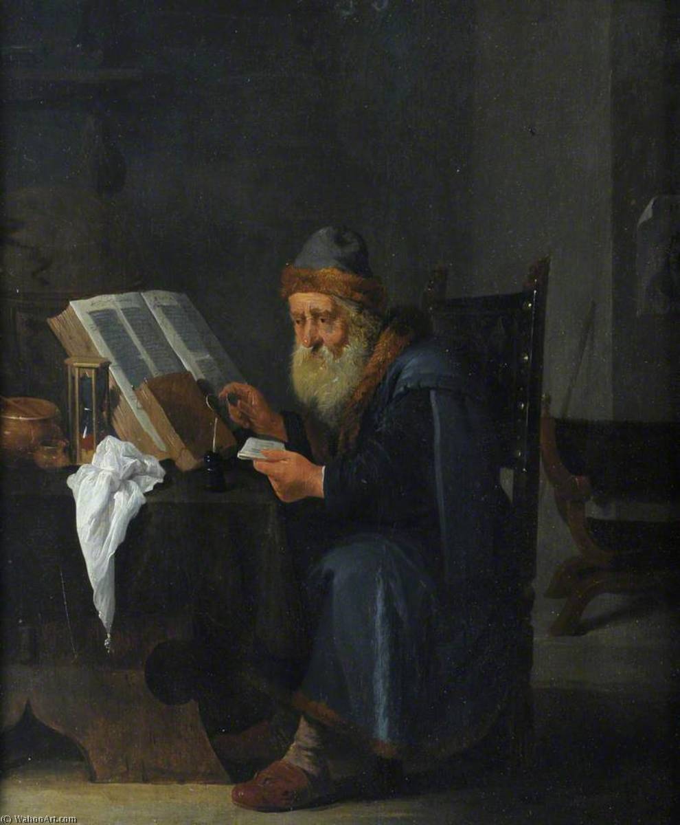 Wikioo.org - The Encyclopedia of Fine Arts - Painting, Artwork by David Teniers Ii Le Jeune - The Alchemist