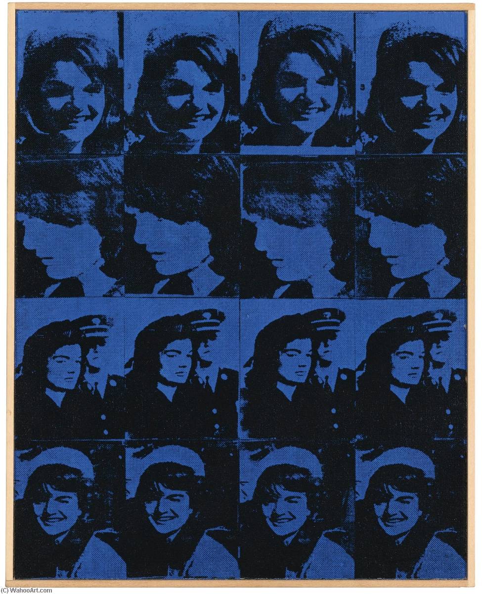WikiOO.org - Enciclopedia of Fine Arts - Pictura, lucrări de artă Richard Pettibone - Andy Warhol, Sixteen Jackies , 1964