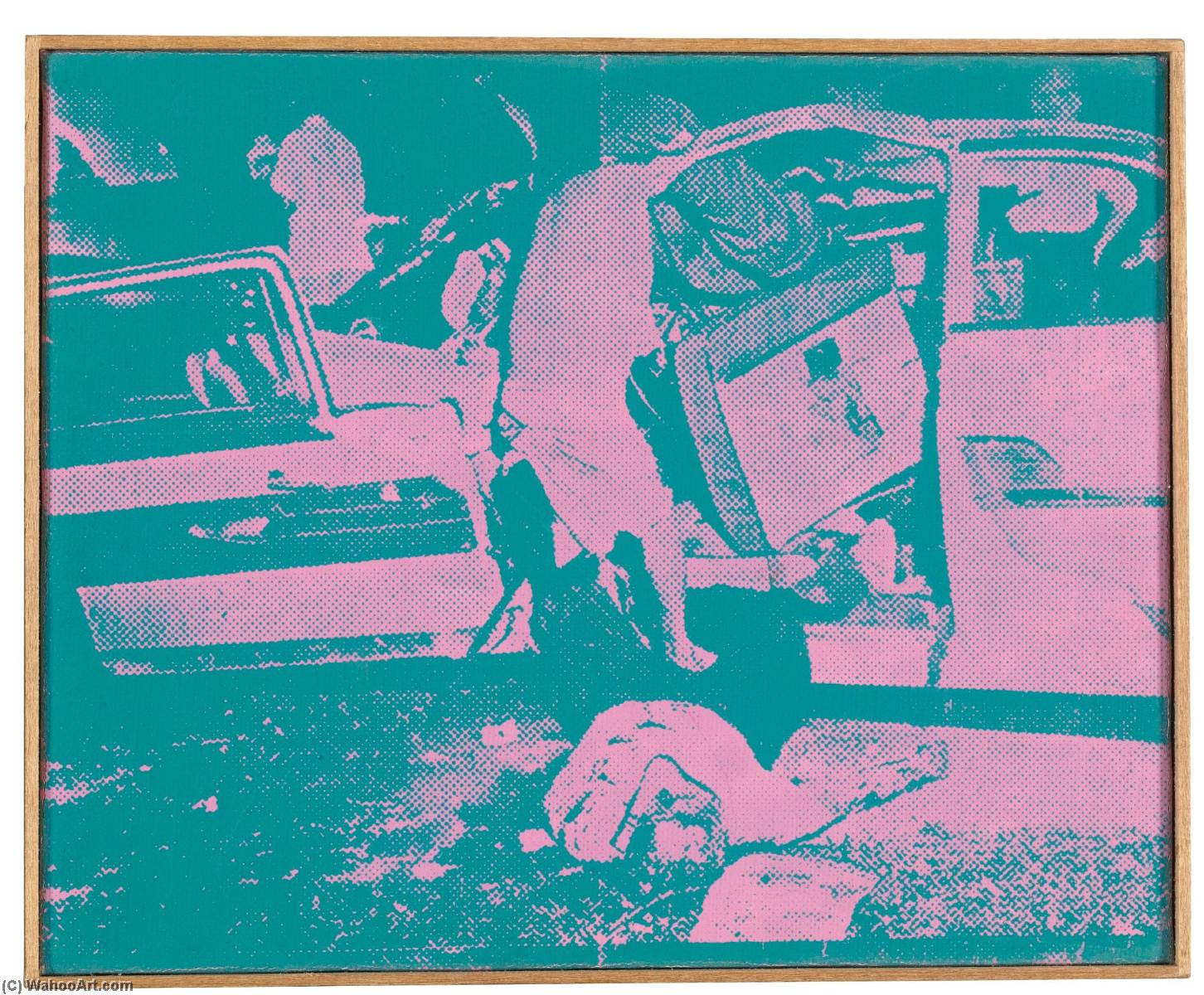 Wikioo.org - The Encyclopedia of Fine Arts - Painting, Artwork by Richard Pettibone - Andy Warhol, Saturday Disaster , 1970