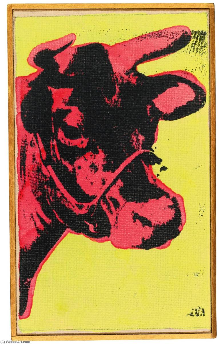 Wikioo.org – L'Enciclopedia delle Belle Arti - Pittura, Opere di Richard Pettibone - Warhol , Mucca