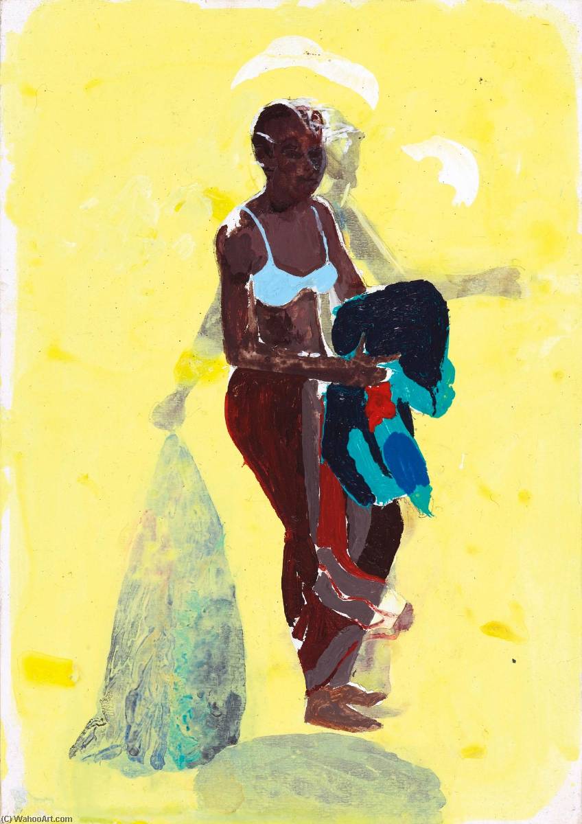 Wikioo.org - The Encyclopedia of Fine Arts - Painting, Artwork by Hurvin Anderson - Naila (Movement)