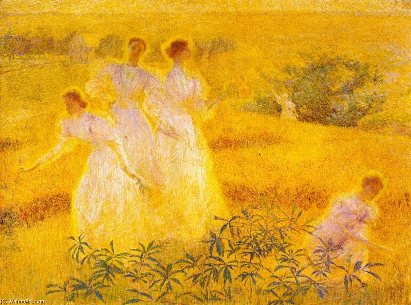 Wikioo.org - The Encyclopedia of Fine Arts - Painting, Artwork by Philip Leslie Hale - Girls in Sunlight