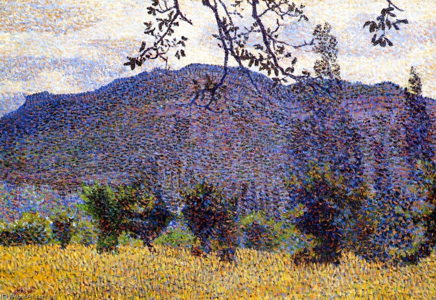 Wikioo.org – La Enciclopedia de las Bellas Artes - Pintura, Obras de arte de Louis Hayet - paisaje de montaña