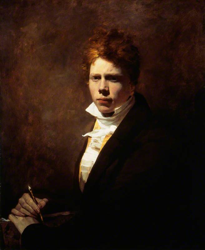 WikiOO.org – 美術百科全書 - 繪畫，作品 David Wilkie Wynfield - 先生 大卫  威尔基  1785–1841   艺术家  自我  肖像