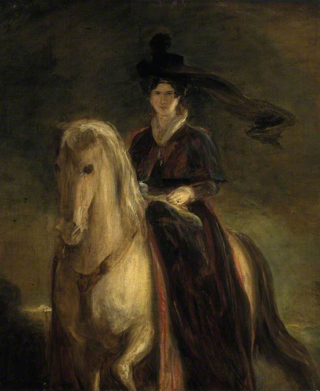 Wikioo.org - The Encyclopedia of Fine Arts - Painting, Artwork by David Wilkie Wynfield - Queen Adelaide (1792–1849), Princess Adelaide Louisa Theresa Caroline Amelia of Saxe Meiningen, Queen of William IV
