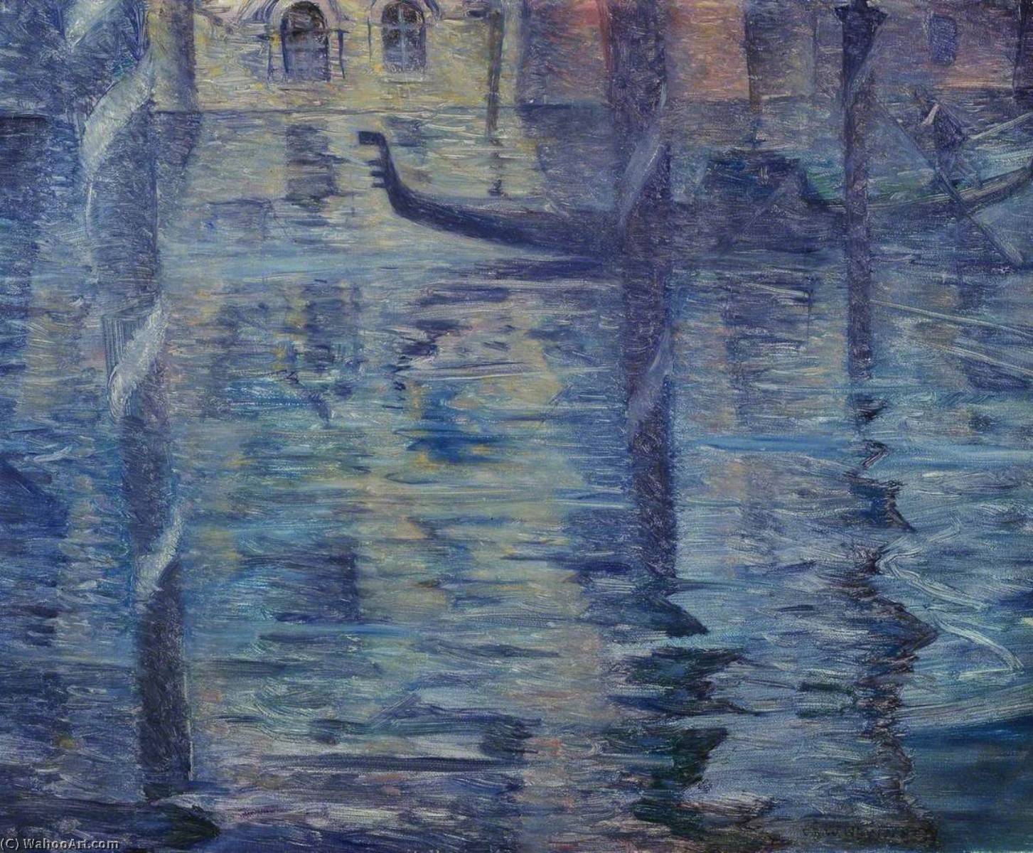 Wikioo.org - The Encyclopedia of Fine Arts - Painting, Artwork by Christopher Richard Wynne Nevinson - Venetian Twilight