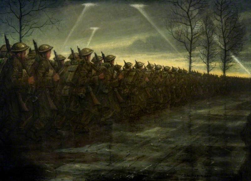 Wikioo.org - The Encyclopedia of Fine Arts - Painting, Artwork by Christopher Richard Wynne Nevinson - March of Civilisation