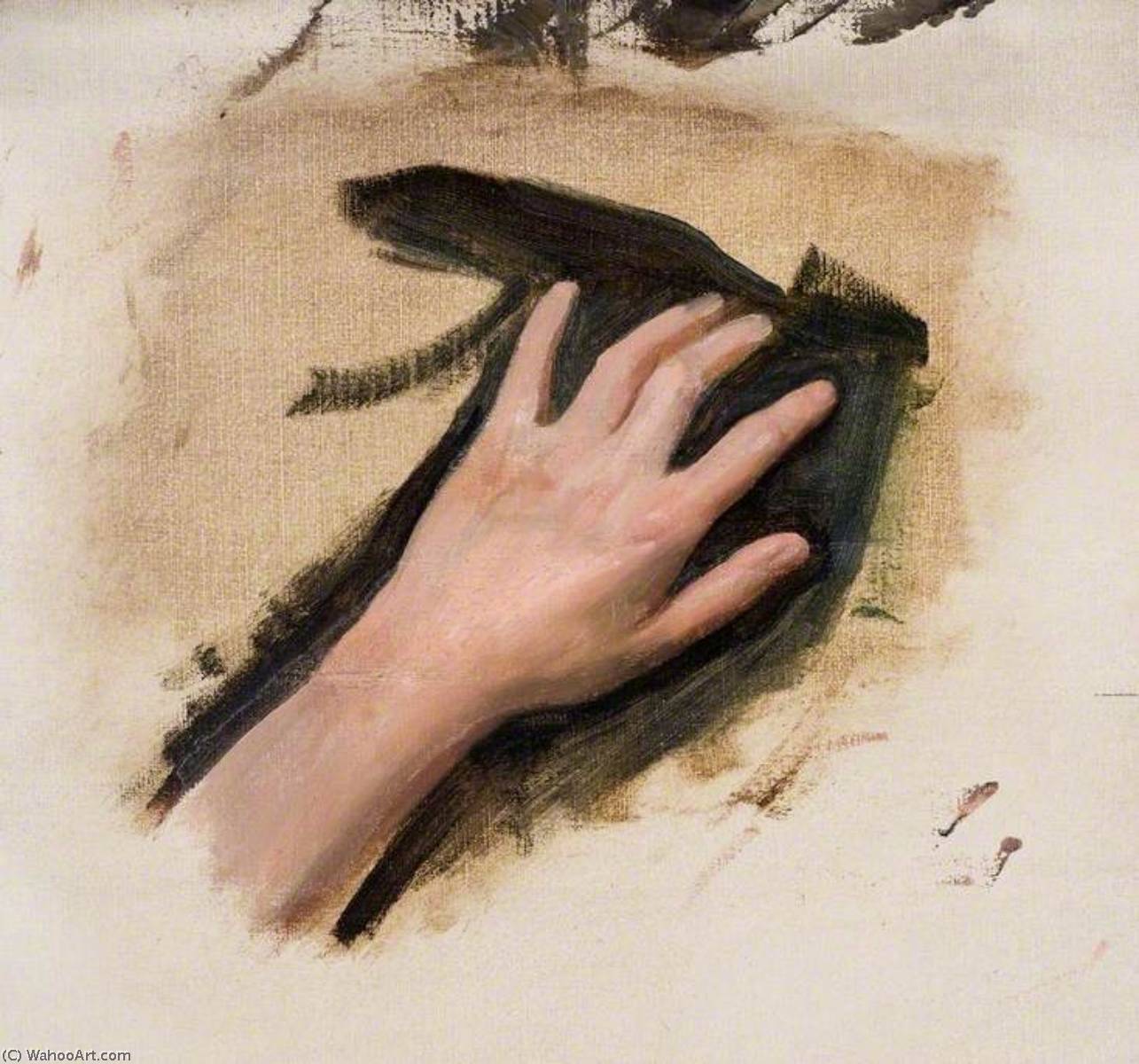 Wikioo.org – L'Encyclopédie des Beaux Arts - Peinture, Oeuvre de Brian Hatton - une à la main