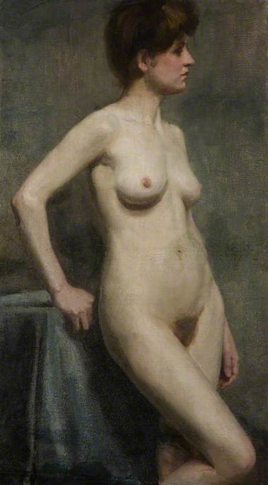Wikioo.org - The Encyclopedia of Fine Arts - Painting, Artwork by Brian Hatton - Female Nude