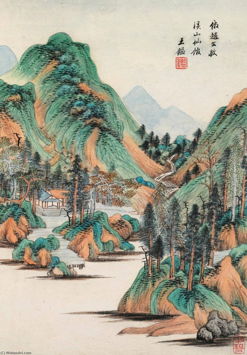 Wikioo.org - Encyklopedia Sztuk Pięknych - Malarstwo, Grafika Wang Jian - LANDSCAPE AFTER OLD MASTERS