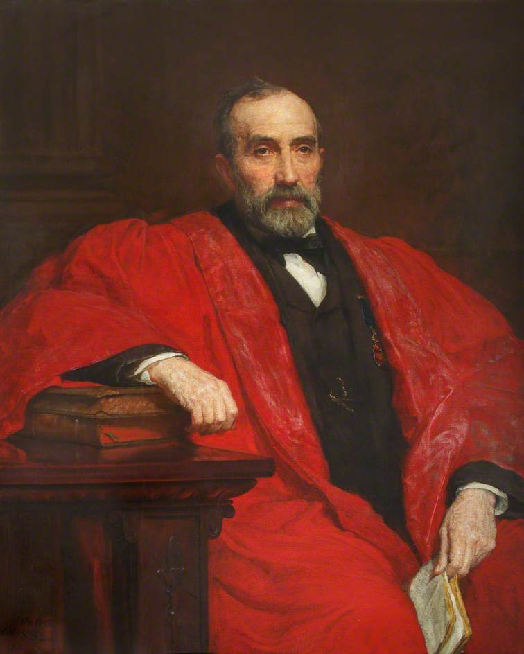 WikiOO.org - Encyclopedia of Fine Arts - Maľba, Artwork Walter William Ouless - Sir Monier Monier Williams (1819–1899)