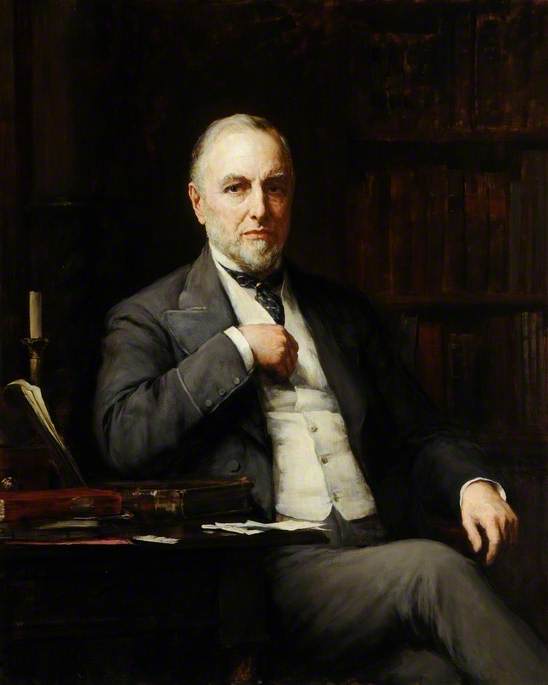 WikiOO.org - Encyclopedia of Fine Arts - Maľba, Artwork Walter William Ouless - Sir Frederick Thorpe Mappin (1821–1910), Bt