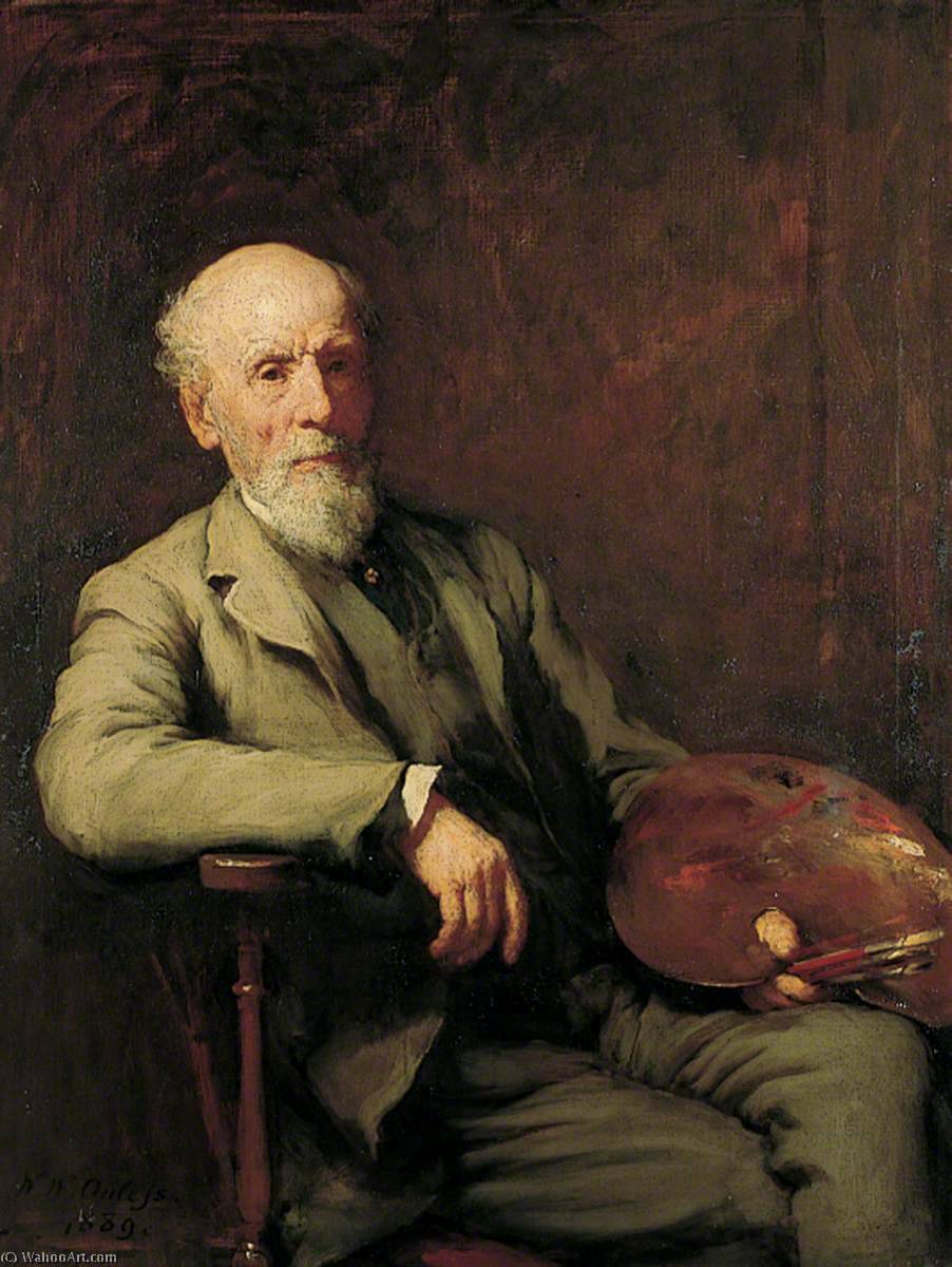 Wikioo.org - The Encyclopedia of Fine Arts - Painting, Artwork by Walter William Ouless - Thomas Sidney Cooper (1803–1902), RA