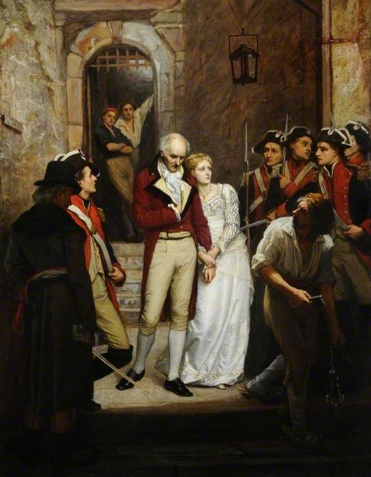Wikioo.org - The Encyclopedia of Fine Arts - Painting, Artwork by Walter William Ouless - Scene from the French Revolution