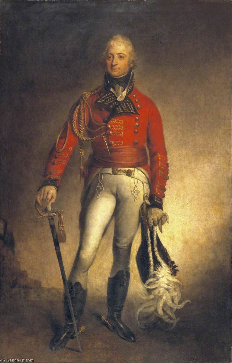 Wikioo.org - Encyklopedia Sztuk Pięknych - Malarstwo, Grafika Martin Archer Shee - Lieutenant General Sir Thomas Picton (1758–1815)