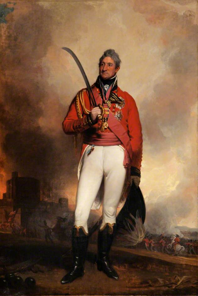 WikiOO.org - Enciklopedija dailės - Tapyba, meno kuriniai Martin Archer Shee - Lieutenant General Sir Thomas Picton (1758–1815)