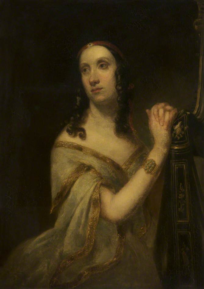 Wikioo.org - The Encyclopedia of Fine Arts - Painting, Artwork by Martin Archer Shee - Madame Malibran (1808–1836)