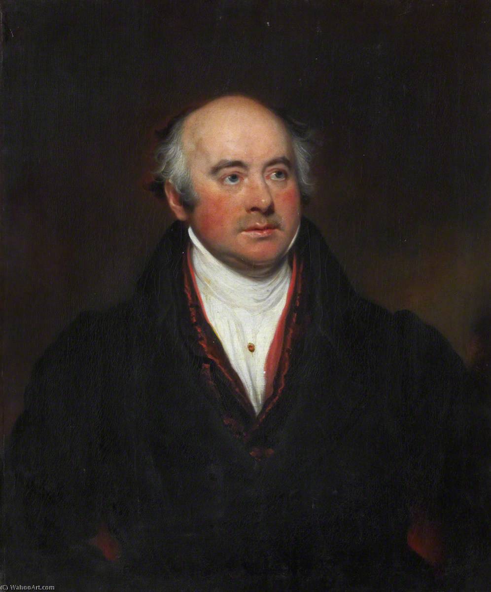Wikioo.org - The Encyclopedia of Fine Arts - Painting, Artwork by Martin Archer Shee - Sir Francis Chantrey (1782–1841), RA