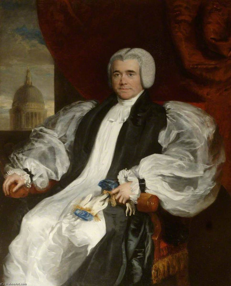 Wikioo.org - The Encyclopedia of Fine Arts - Painting, Artwork by Martin Archer Shee - Edward Coplestone (1776–1849), Bishop of Llandaff and Dean of St Paul's