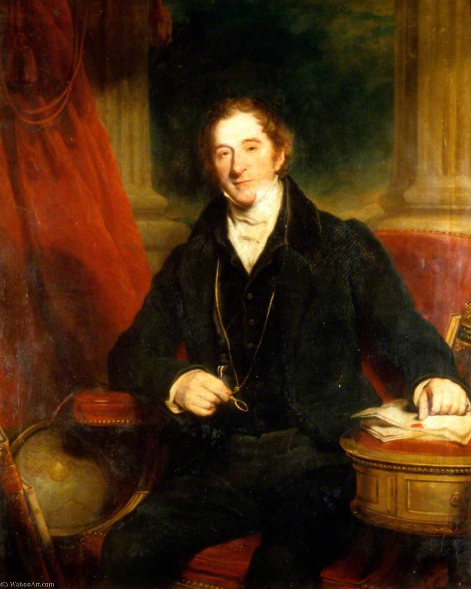 Wikioo.org - The Encyclopedia of Fine Arts - Painting, Artwork by Martin Archer Shee - Sir George Thomas Staunton (1781–1859), Writer and Sinologist