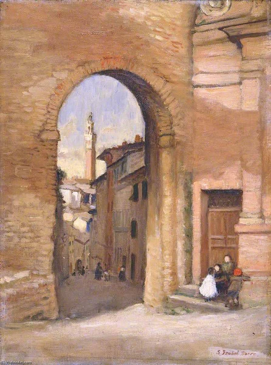 Wikioo.org - The Encyclopedia of Fine Arts - Painting, Artwork by Susan Isabel Dacre - Gateway at Siena