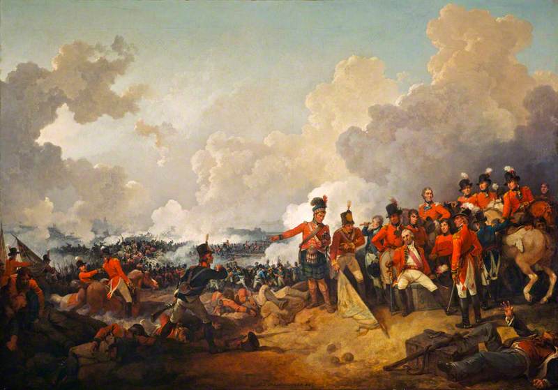 WikiOO.org - Enciklopedija dailės - Tapyba, meno kuriniai Philip Jacques De Loutherbourg - The Battle of Alexandria, 21 March 1801