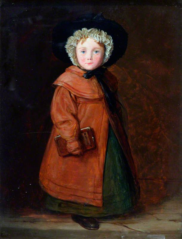 Wikioo.org - The Encyclopedia of Fine Arts - Painting, Artwork by William Mulready The Younger - Mary Wright, the Carpenter's Daughter