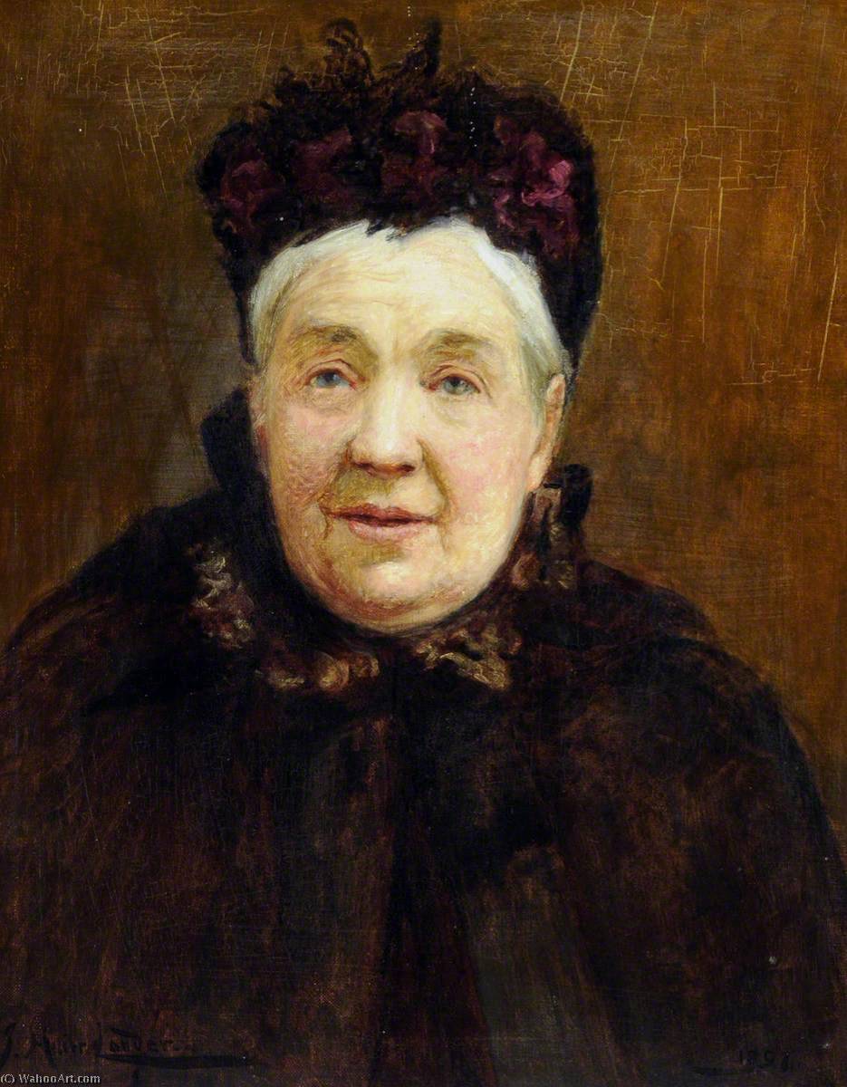 Wikioo.org - The Encyclopedia of Fine Arts - Painting, Artwork by John Saint Helier Lander - Miss Julia Westaway (1820–1901)