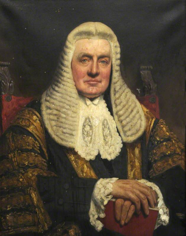 WikiOO.org - אנציקלופדיה לאמנויות יפות - ציור, יצירות אמנות John Saint Helier Lander - Sir John Eldon Banks (1854–1946), Lord Justice of Appeal (1915–1927)