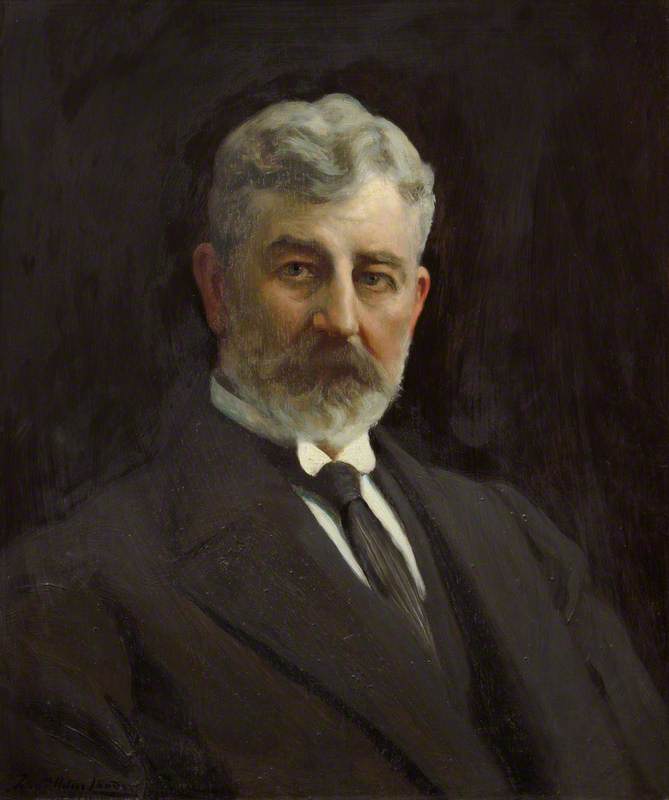 Wikioo.org - The Encyclopedia of Fine Arts - Painting, Artwork by John Saint Helier Lander - The Honourable William Philip Schreiner (1857–1919), Prime Minister of Cape Colony (1898–1900)