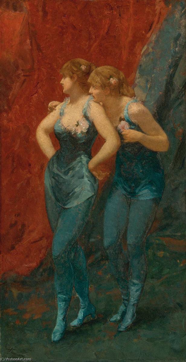 Wikioo.org - The Encyclopedia of Fine Arts - Painting, Artwork by Charles Hermans - Two Dancers