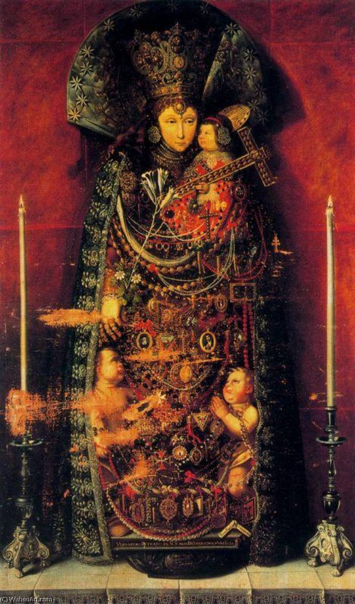 Wikioo.org - The Encyclopedia of Fine Arts - Painting, Artwork by Tomàs Yepes - Madonna and Child