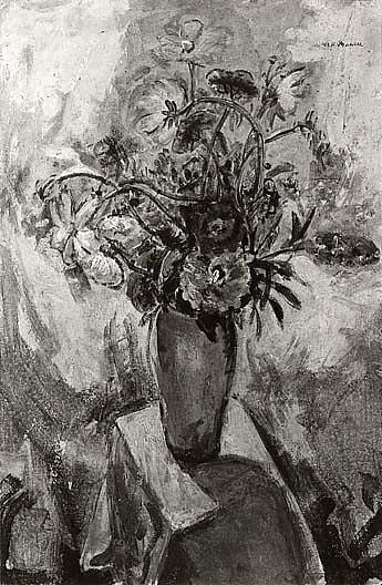 Wikioo.org - The Encyclopedia of Fine Arts - Painting, Artwork by Alfred Henry Maurer - Floral Still Life, (painting)