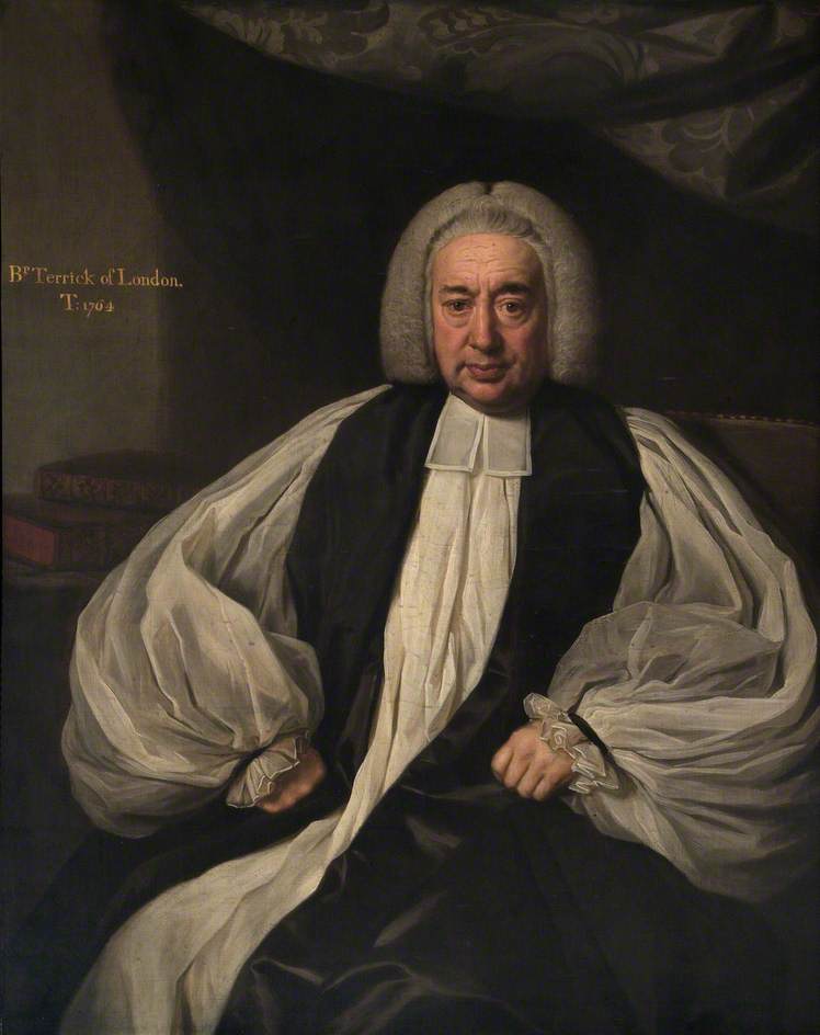 WikiOO.org – 美術百科全書 - 繪畫，作品 Nathaniel Dance-Holland - 理查德 泰里克  1710–1777   主教  的  伦敦