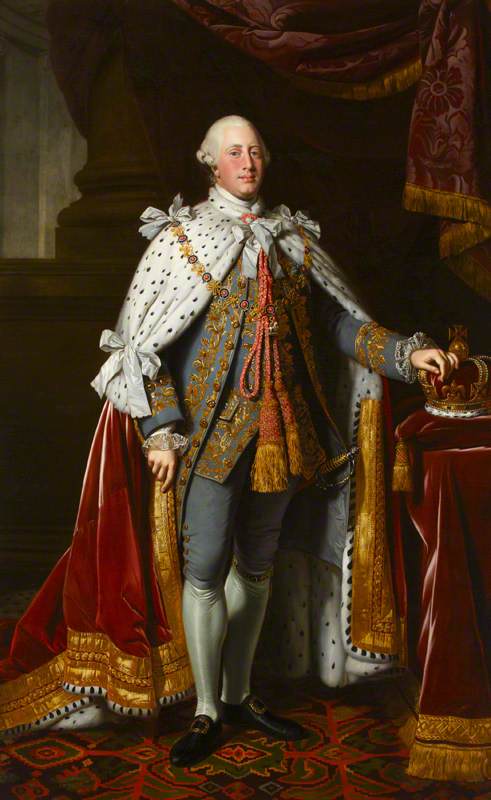 Wikioo.org - The Encyclopedia of Fine Arts - Painting, Artwork by Nathaniel Dance-Holland - George III (1738–1820)