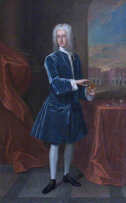 Wikioo.org - Bách khoa toàn thư về mỹ thuật - Vẽ tranh, Tác phẩm nghệ thuật William Aikman - Sir William Leman (d.1741), 2nd Bt of Northaw, Hertfordshire