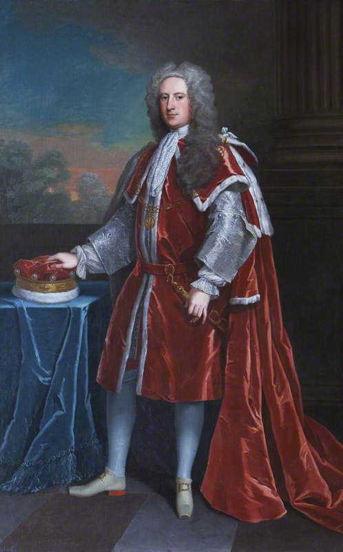 Wikioo.org - The Encyclopedia of Fine Arts - Painting, Artwork by William Aikman - Thomas Coke (1697–1759), 1st Earl of Leicester