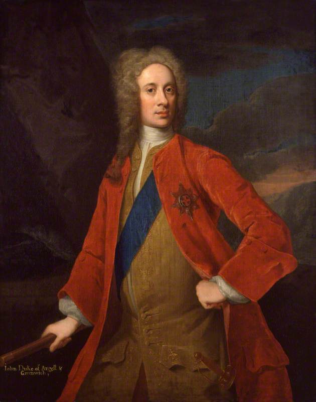 WikiOO.org - Enciclopedia of Fine Arts - Pictura, lucrări de artă William Aikman - John Campbell, 2nd Duke of Argyll and Duke of Greenwich