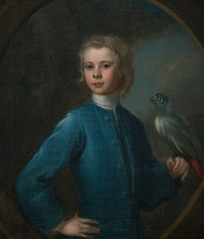 Wikioo.org - The Encyclopedia of Fine Arts - Painting, Artwork by William Aikman - John Erskine (1712–1787), 14th of Dun, Son of Lord Dun, Aged 10