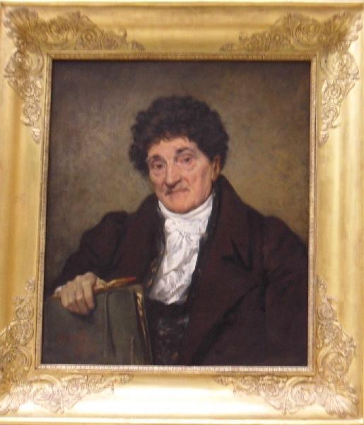 WikiOO.org - Encyclopedia of Fine Arts - Maľba, Artwork Joseph Désiré Court - Portrait de Jean Baptiste Marc Antoine Descamps, premier conservateur du musée de Rouen (1809, 1832)