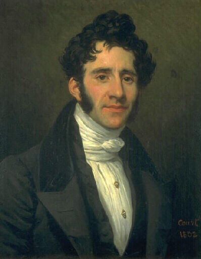 Wikioo.org - The Encyclopedia of Fine Arts - Painting, Artwork by Joseph Désiré Court - Portrait d'homme en buste