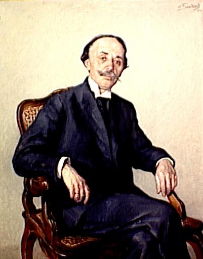 Wikioo.org - สารานุกรมวิจิตรศิลป์ - จิตรกรรม Lothar Von Seebach - Portrait du poète Fritz Lienhard
