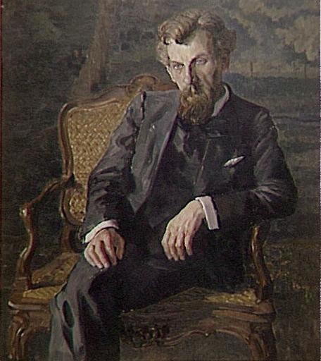 Wikioo.org - The Encyclopedia of Fine Arts - Painting, Artwork by Lothar Von Seebach - Portrait du Docteur Hans Pfitzner