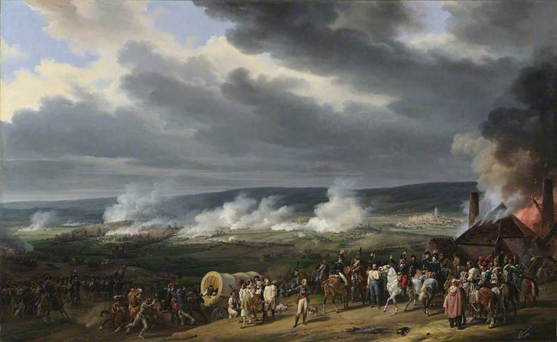 WikiOO.org - Encyclopedia of Fine Arts - Maľba, Artwork Emile Jean Horace Vernet - The Battle of Jemappes