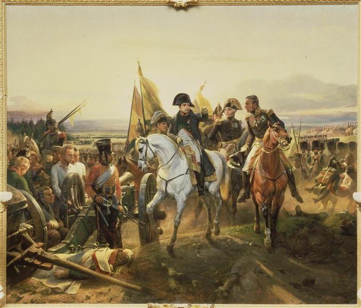 Wikioo.org – L'Encyclopédie des Beaux Arts - Peinture, Oeuvre de Emile Jean Horace Vernet - bataille de friedland , 14 juin 1807